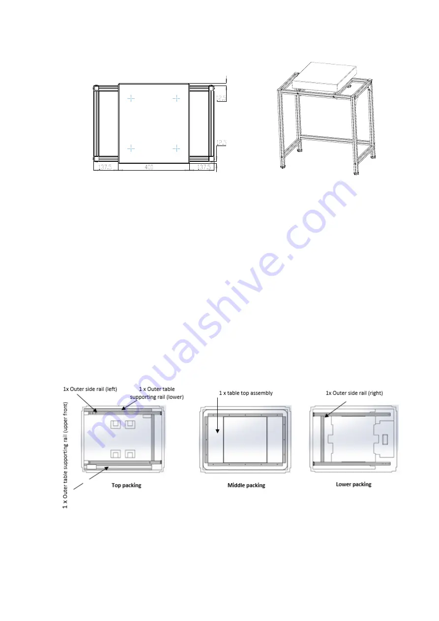 Adam Equipment ANTI-VIBRATION TABLE Assembly Instruction Manual Download Page 4