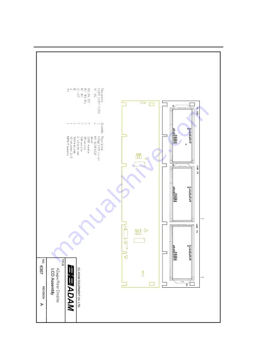 Adam Equipment AZextra 15 Service Manual Download Page 25