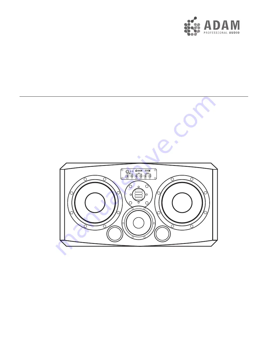 Adam S3X-H Скачать руководство пользователя страница 1