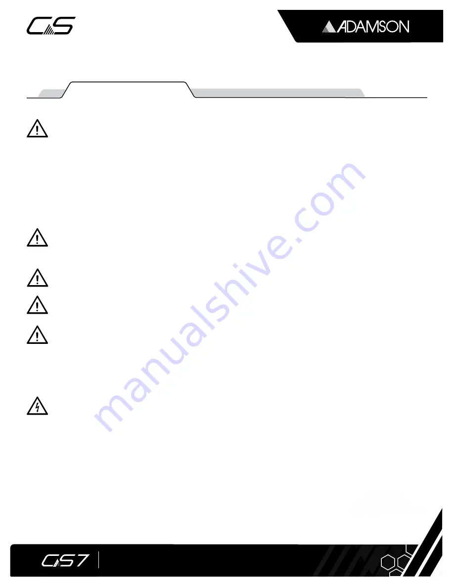 Adamson Systems Engineering 971-0005 User Manual Download Page 4