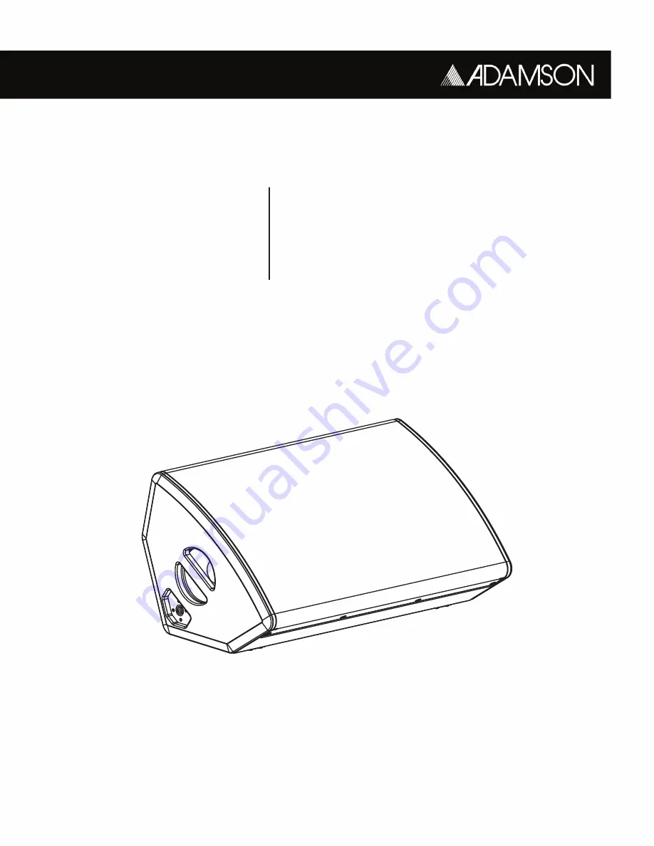 Adamson Systems Engineering M15-A/P Скачать руководство пользователя страница 1