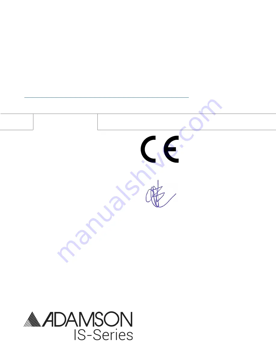 Adamson IS118 User Manual Download Page 2