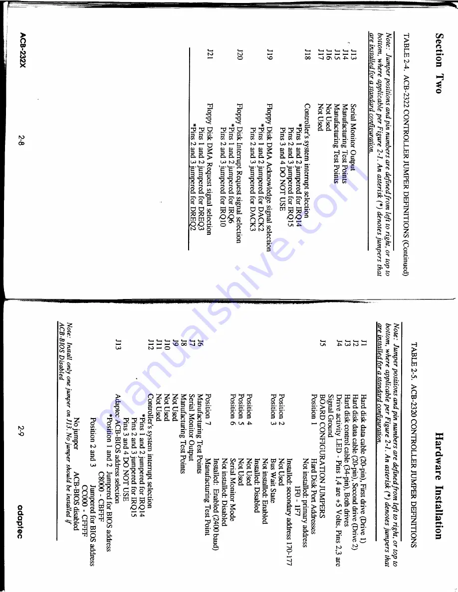 Adaptec ACB-2320 User Manual Download Page 6