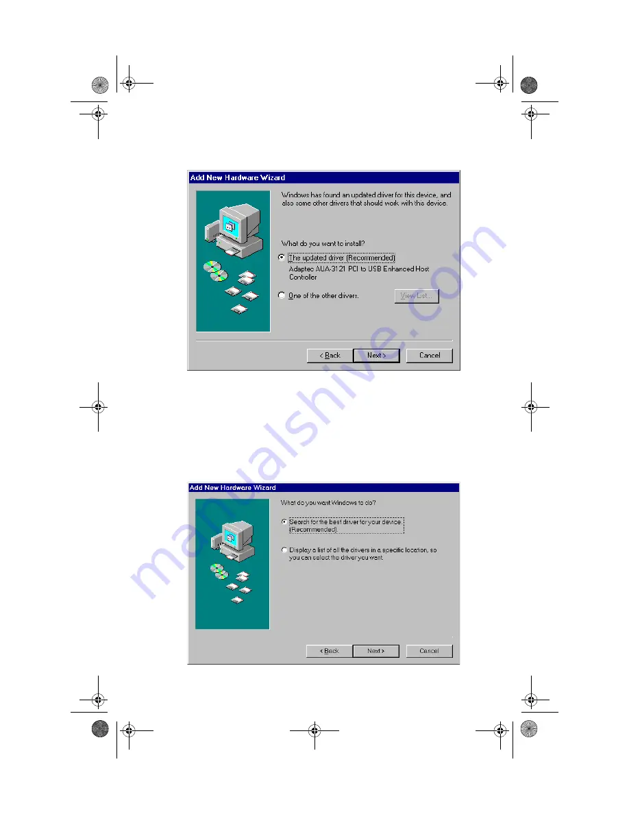 Adaptec DuoConnect AUA-3121 User Manual Download Page 27