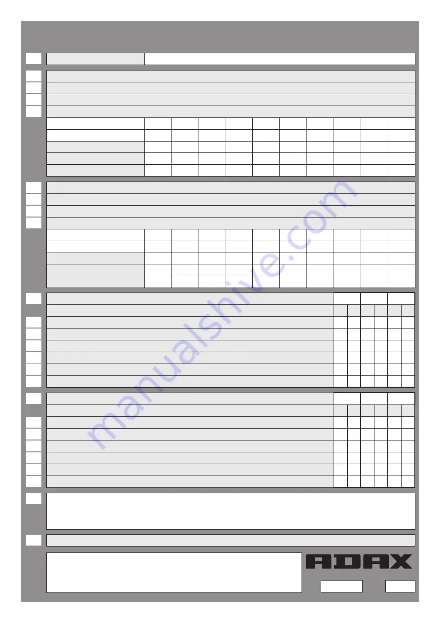 Adax CLEA H 04 DT Installation Manual Download Page 28