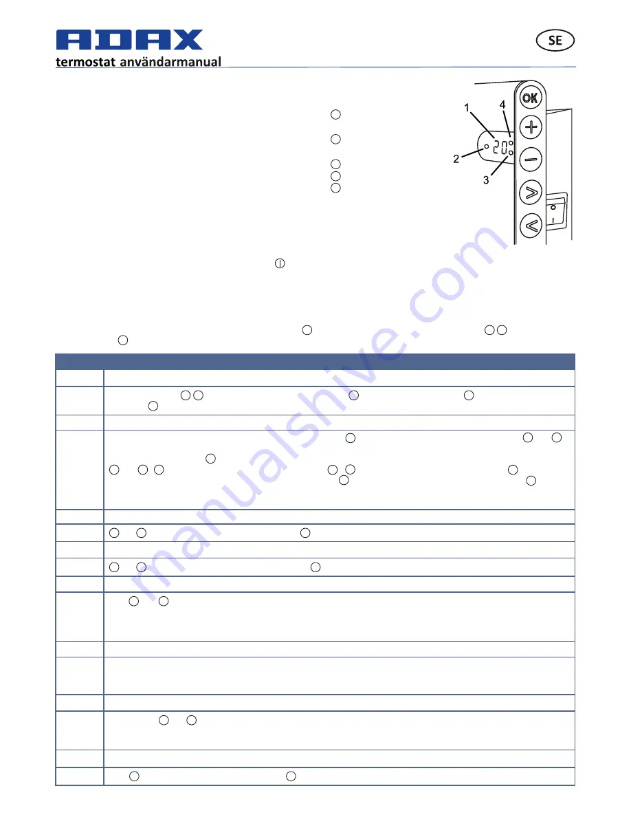 Adax NEO NL 04 User Manual Download Page 8