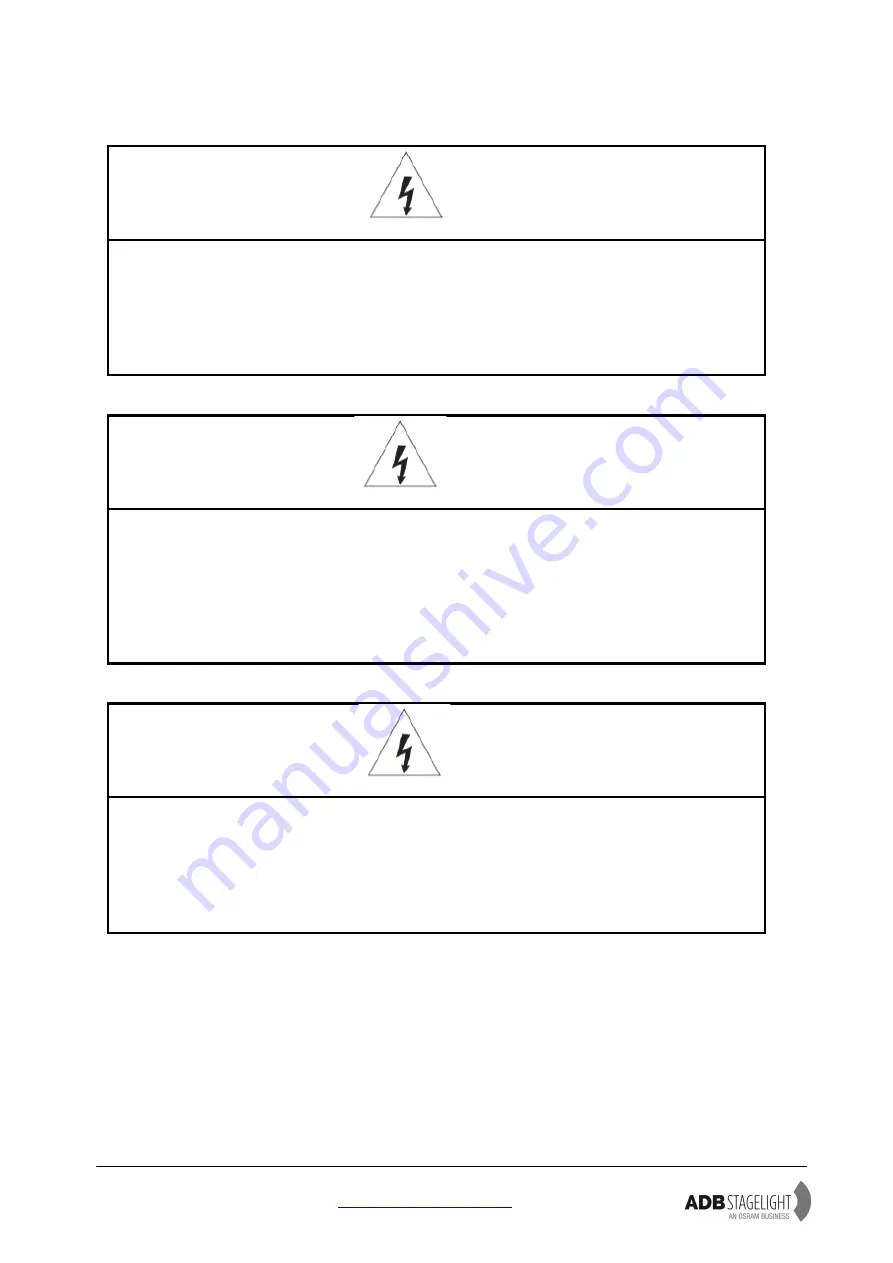 ADB Stagelight EURODIM Twin Tech Installation Manual Download Page 8