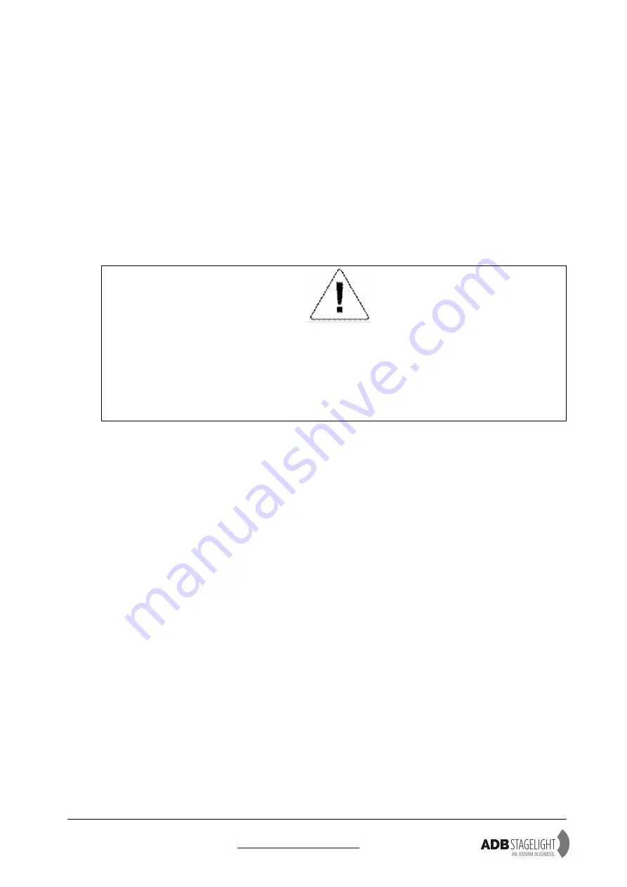 ADB Stagelight EURODIM Twin Tech Installation Manual Download Page 35