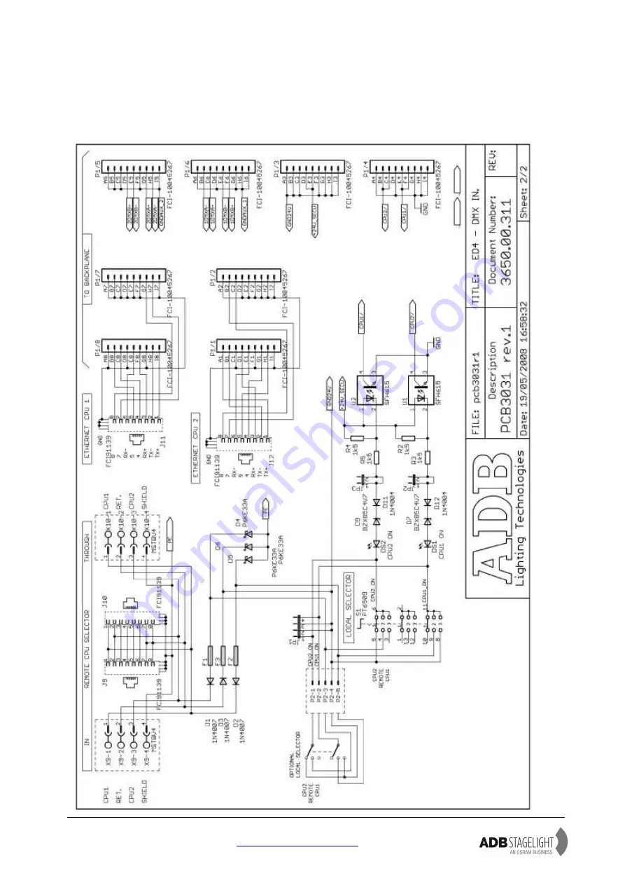 ADB Stagelight EURODIM Twin Tech Installation Manual Download Page 57