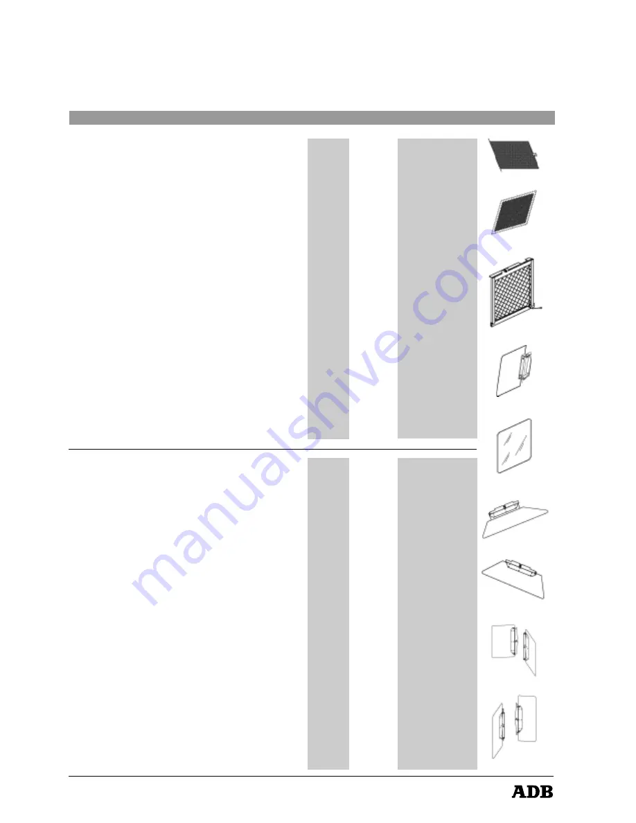 ADB cyclorama Instruction Manual Download Page 14