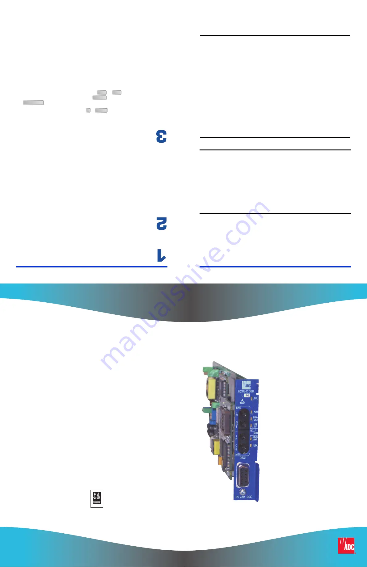 ADC HI GAIN H2TU-C-388 LIST 4G Quick Installation Download Page 1