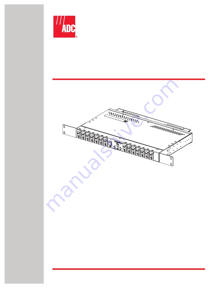 ADC PowerWorx Circuit Breaker Panel With Reset Switch Скачать руководство пользователя страница 1