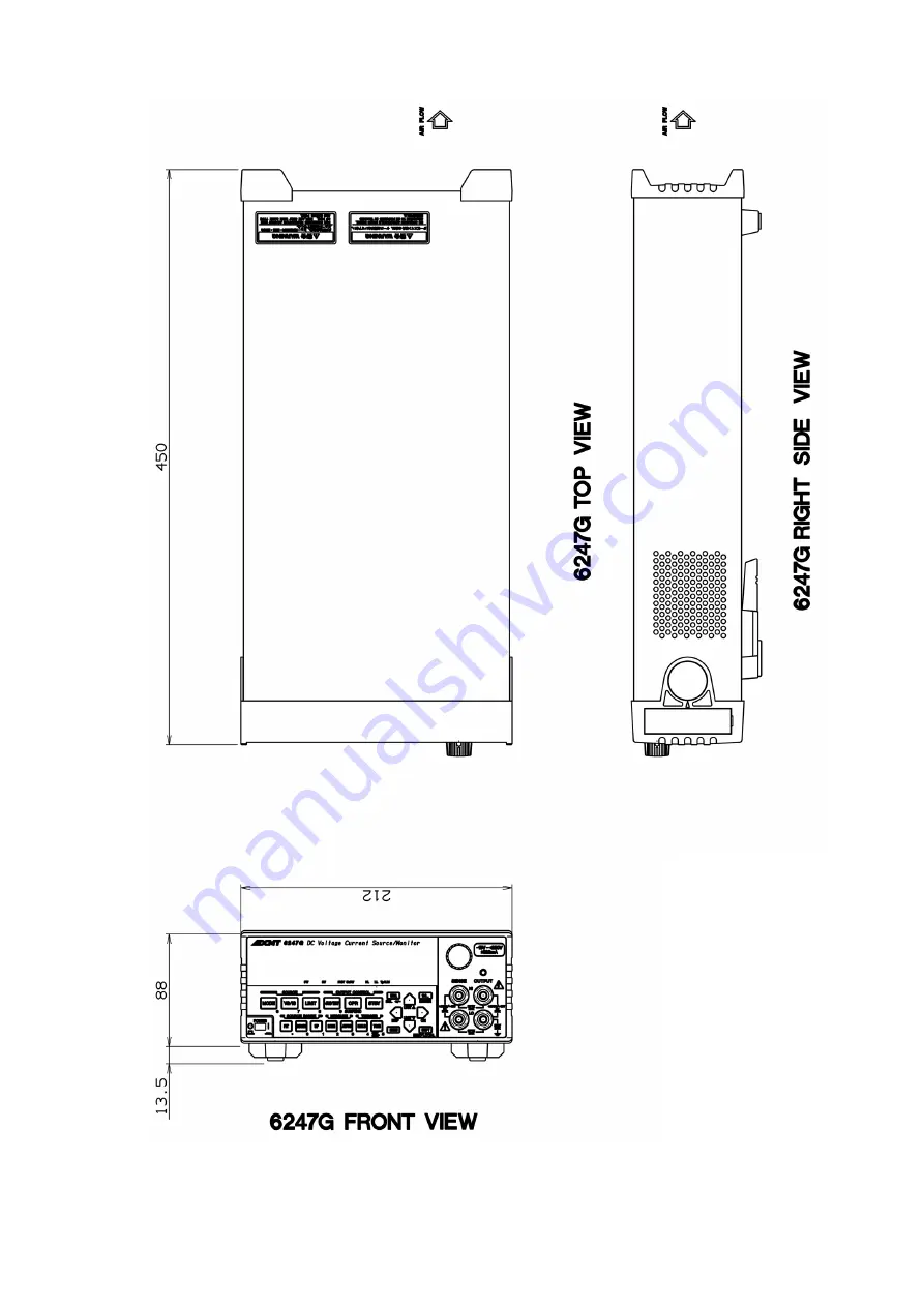 ADCMT 6247C Скачать руководство пользователя страница 279