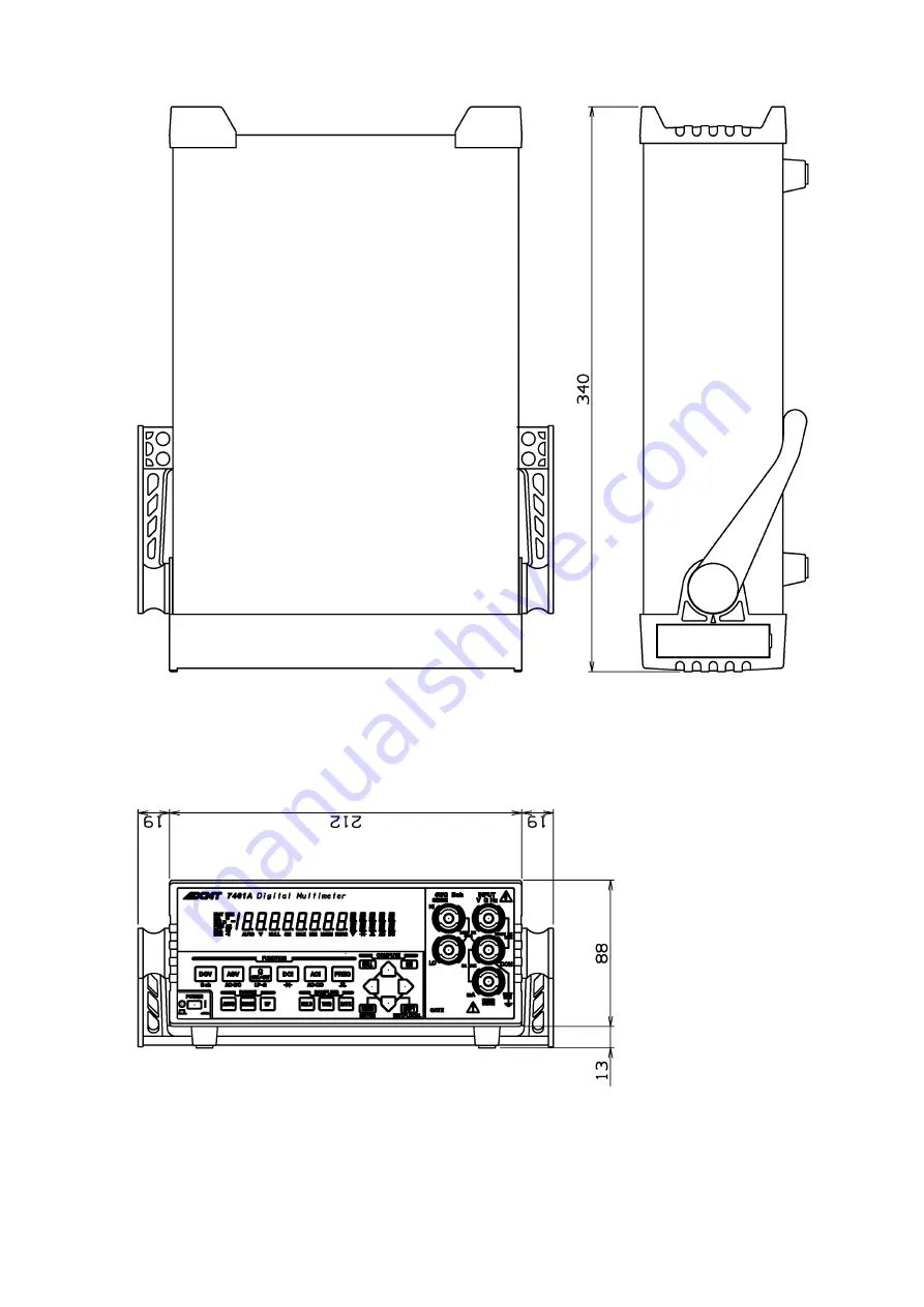 ADCMT 7451A Скачать руководство пользователя страница 209