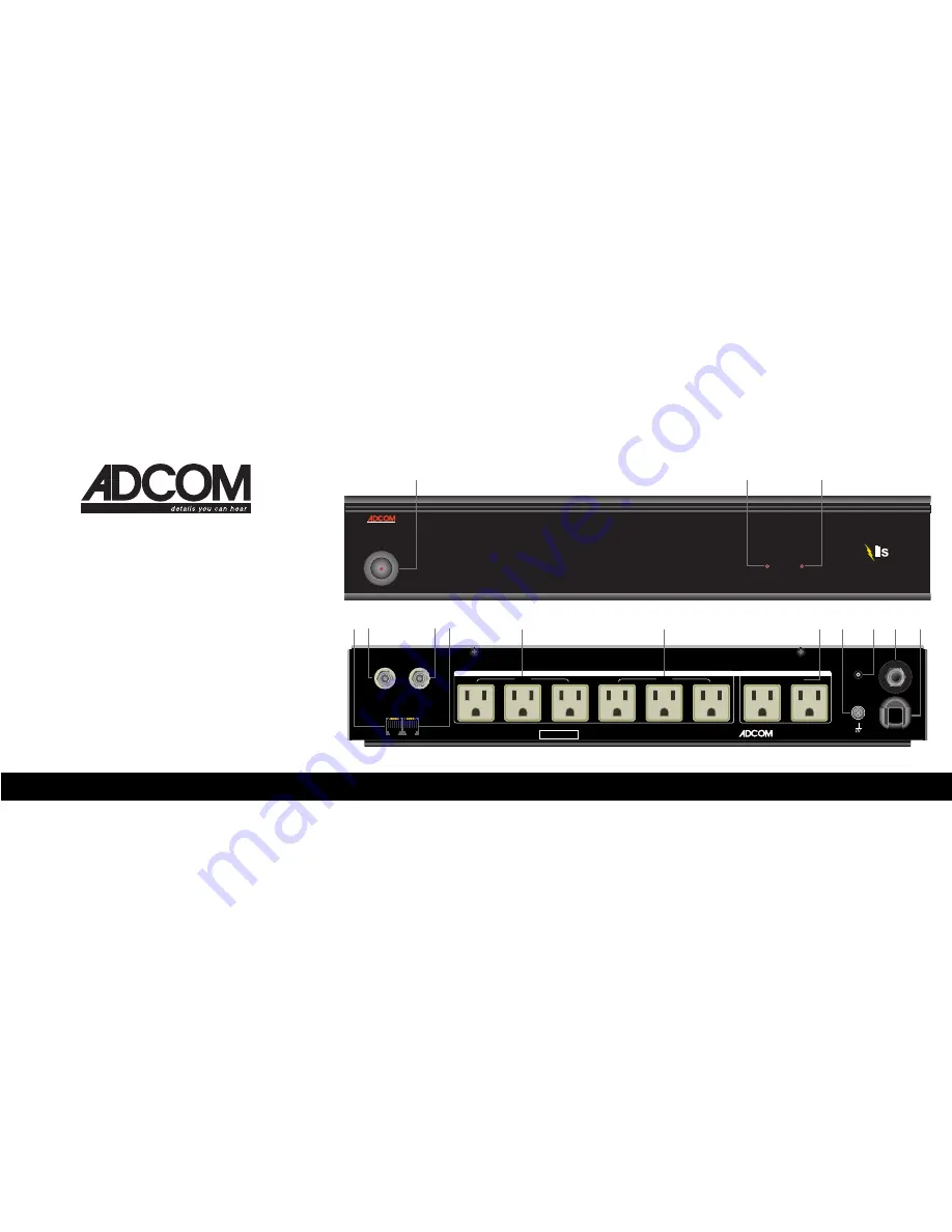 Adcom ACE-315 Owner'S Manual Download Page 1