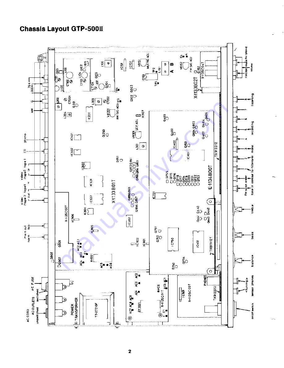 Adcom GTP-500II Service Manual Download Page 3