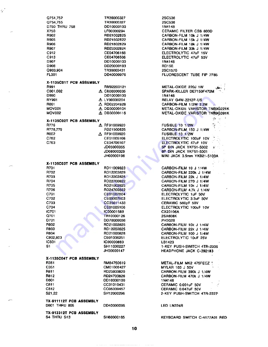 Adcom GTP-500II Service Manual Download Page 11