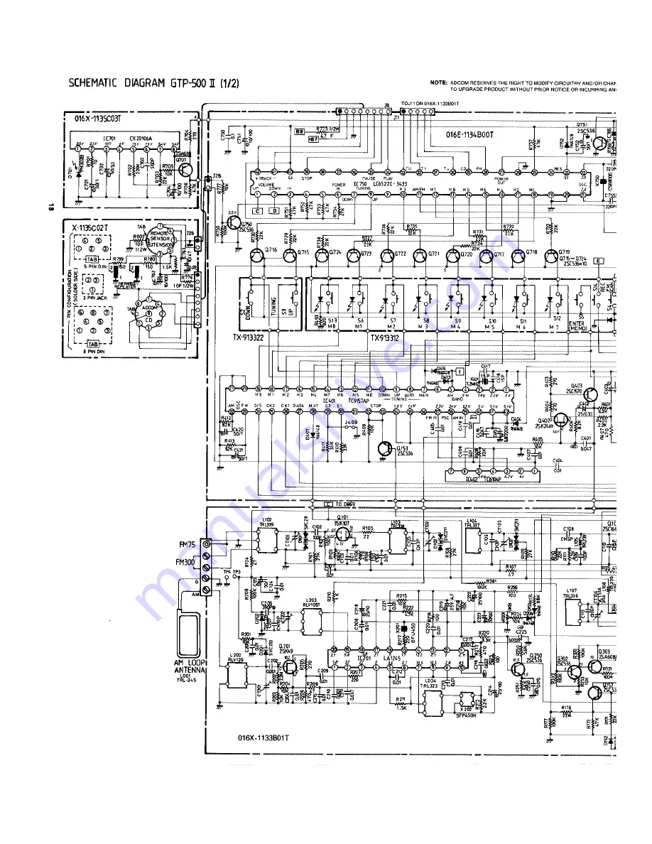 Adcom GTP-500II Service Manual Download Page 19