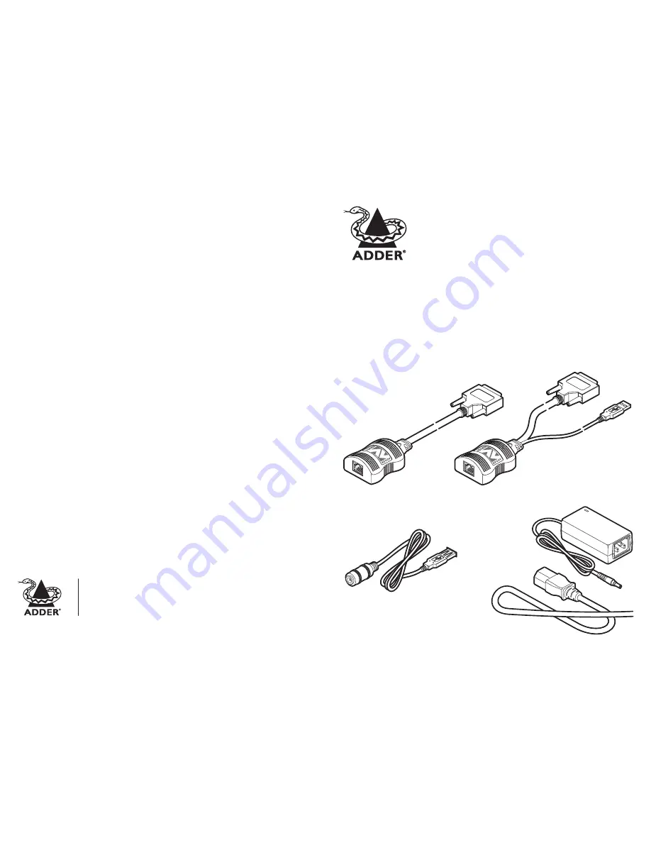 ADDER AdderLink DV120 Скачать руководство пользователя страница 1