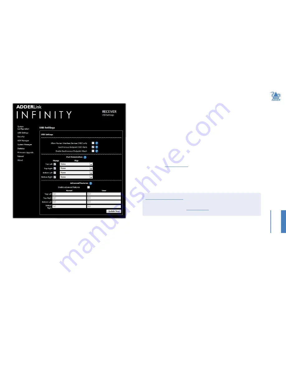 ADDER AdderLink Infinity 1002 User Manual Download Page 35