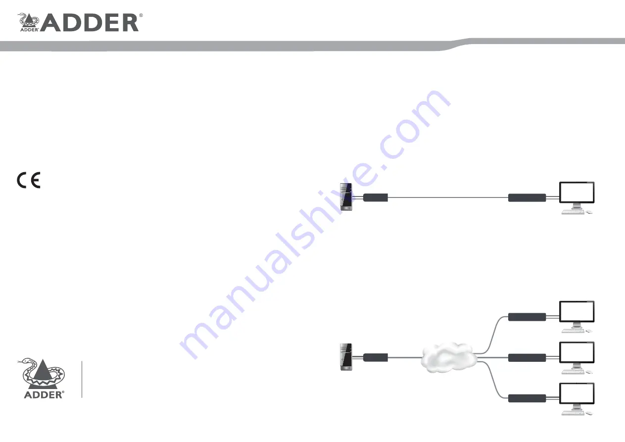 ADDER AdderLink Infinity 100T Скачать руководство пользователя страница 1