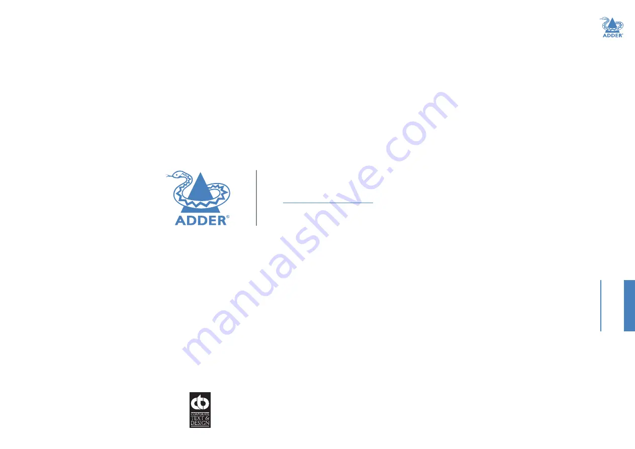 ADDER ADDERLink INFINITY 4000 Скачать руководство пользователя страница 81