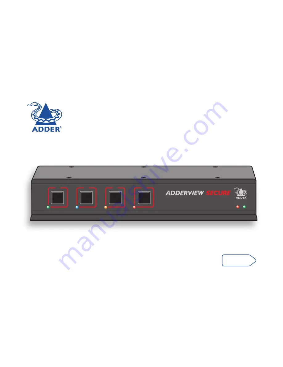 ADDER AVSD 1002 (2port) Скачать руководство пользователя страница 1