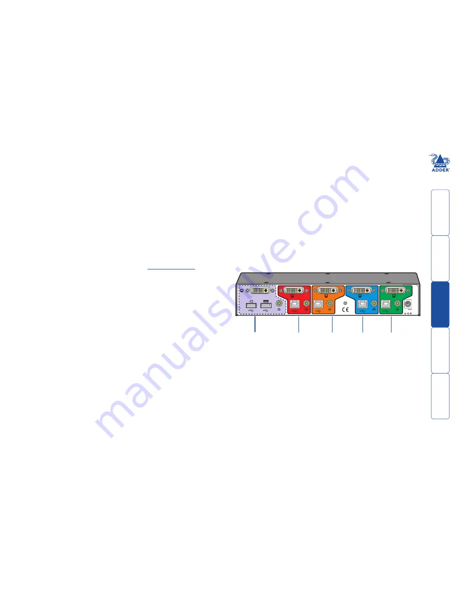 ADDER AVSD 1002 (2port) User Manual Download Page 8