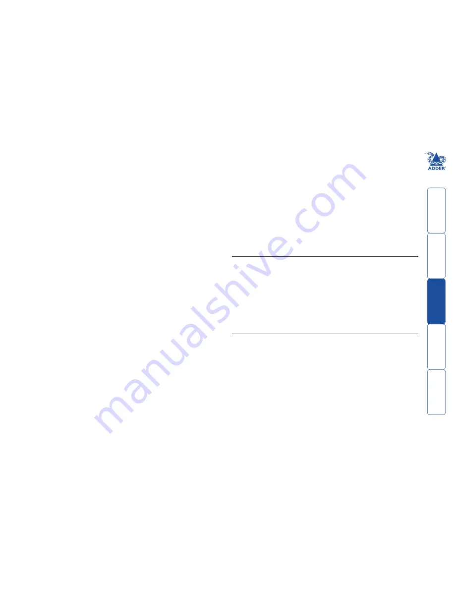 ADDER AVSD 1002 (2port) User Manual Download Page 14