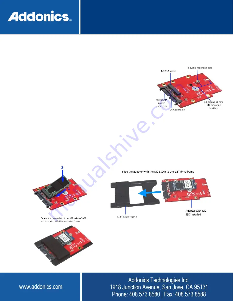 Addonics Technologies ADM218SA Скачать руководство пользователя страница 1