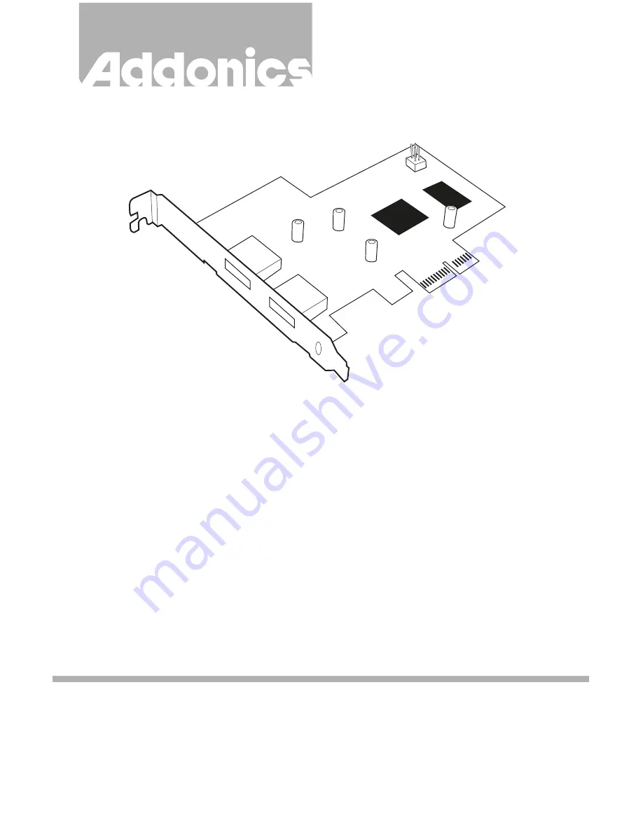 Addonics Technologies ADSA3GPX1-2E User Manual Download Page 1