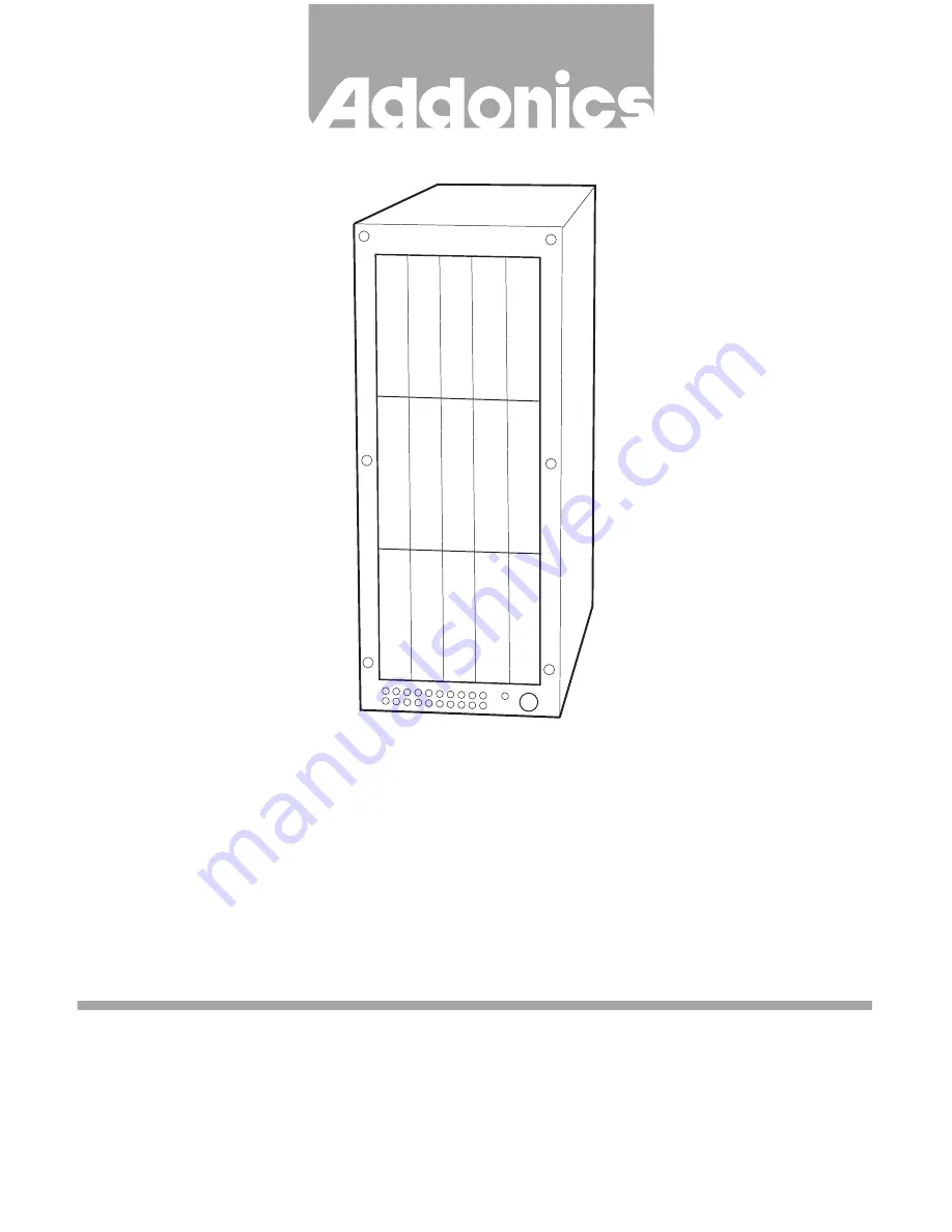 Addonics Technologies RAID TOWER IX RT93DAHX User Manual Download Page 1