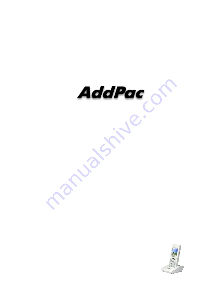 AddPac AP-WP100 Скачать руководство пользователя страница 20