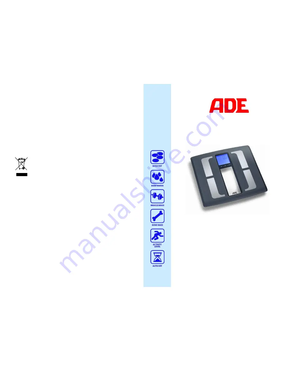 ADE BA 1210 Operating Instructions Manual Download Page 5