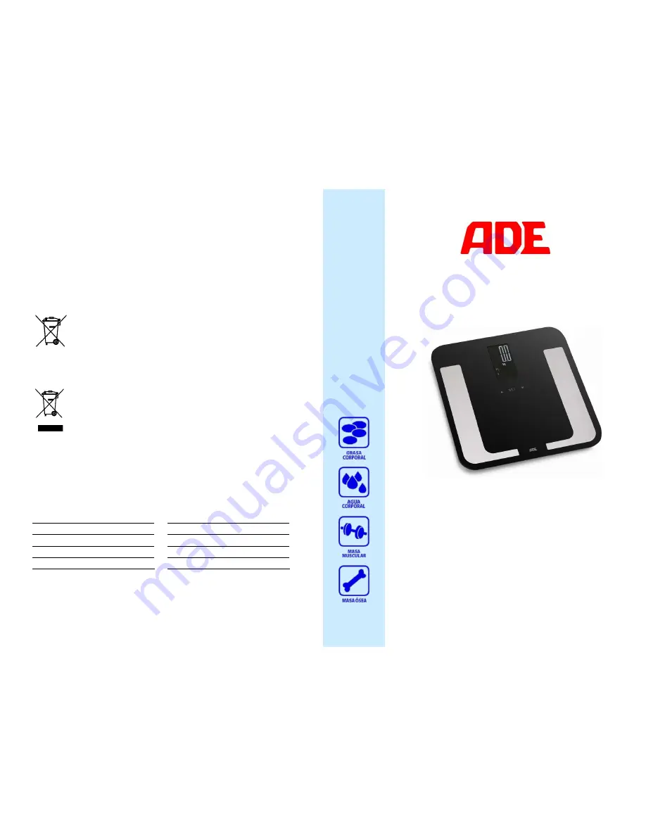 ADE BA 1402 Operating Manual Download Page 33