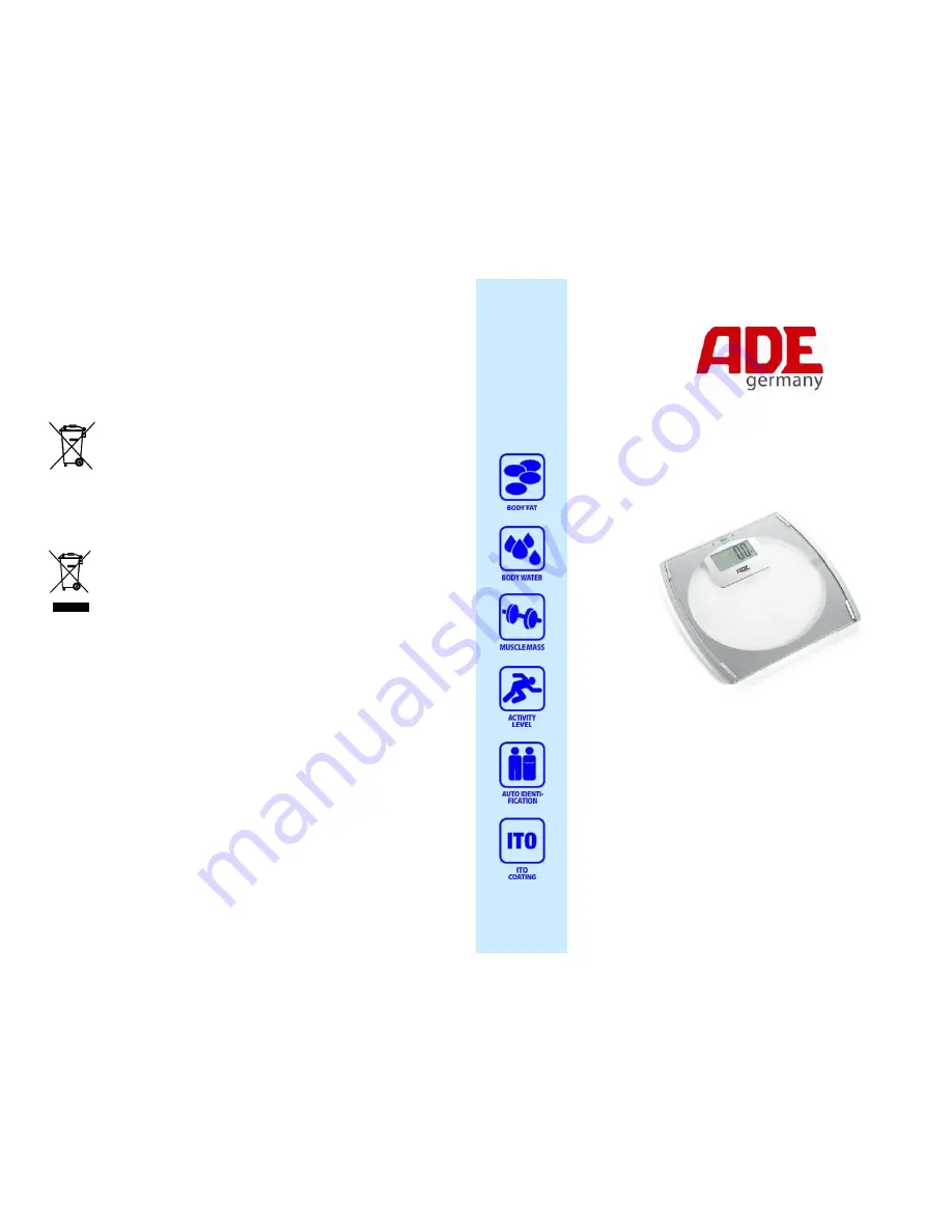 ADE BA 811 Скачать руководство пользователя страница 5