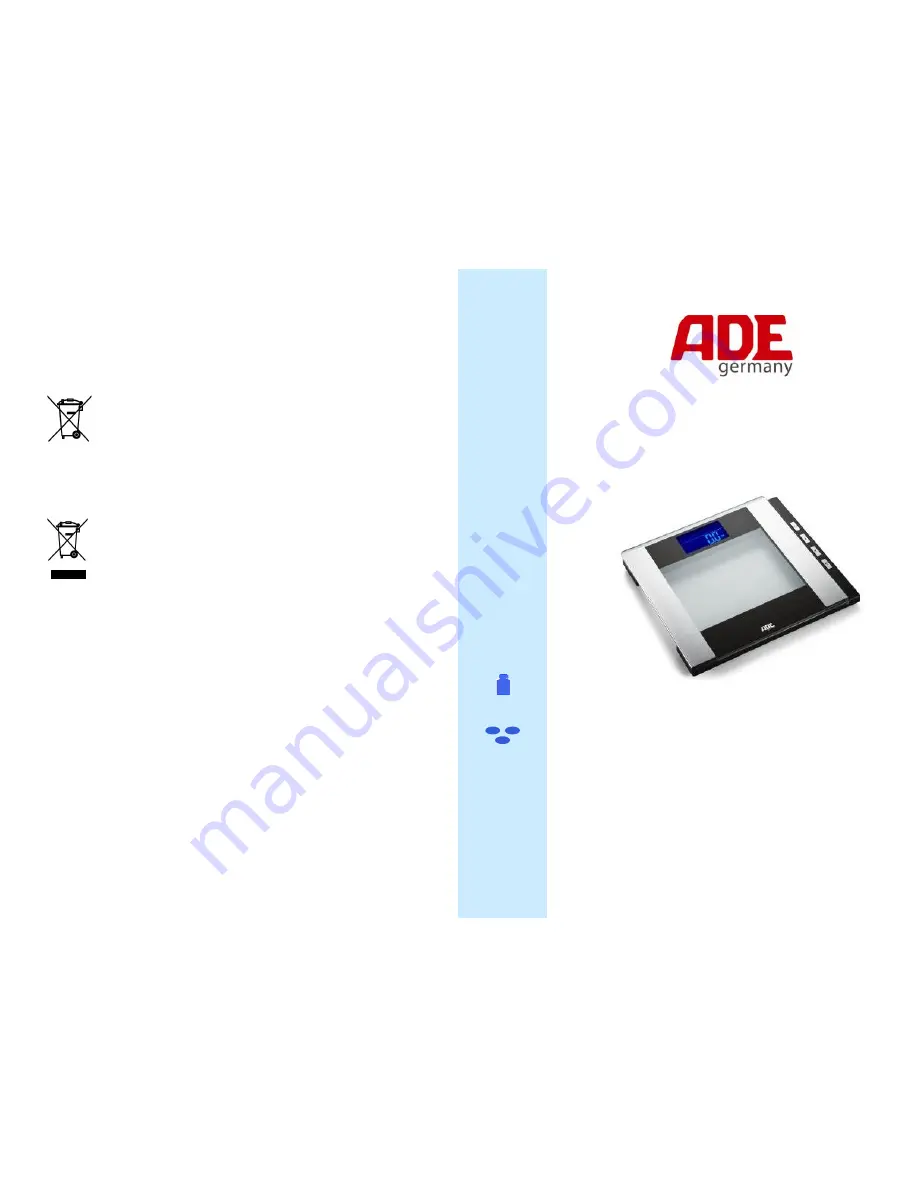 ADE BA 822 Instruction Manual Download Page 5