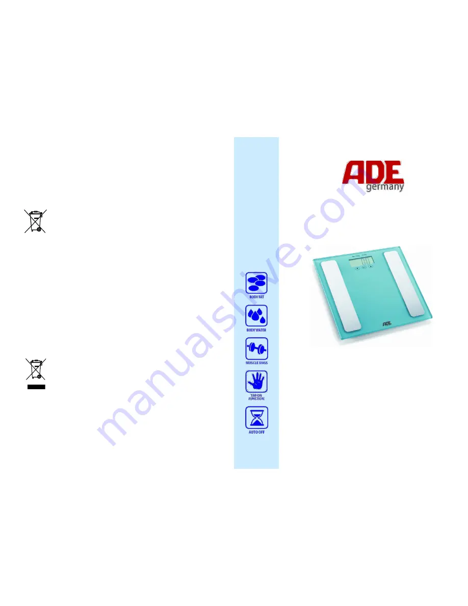 ADE BA 831 Скачать руководство пользователя страница 5