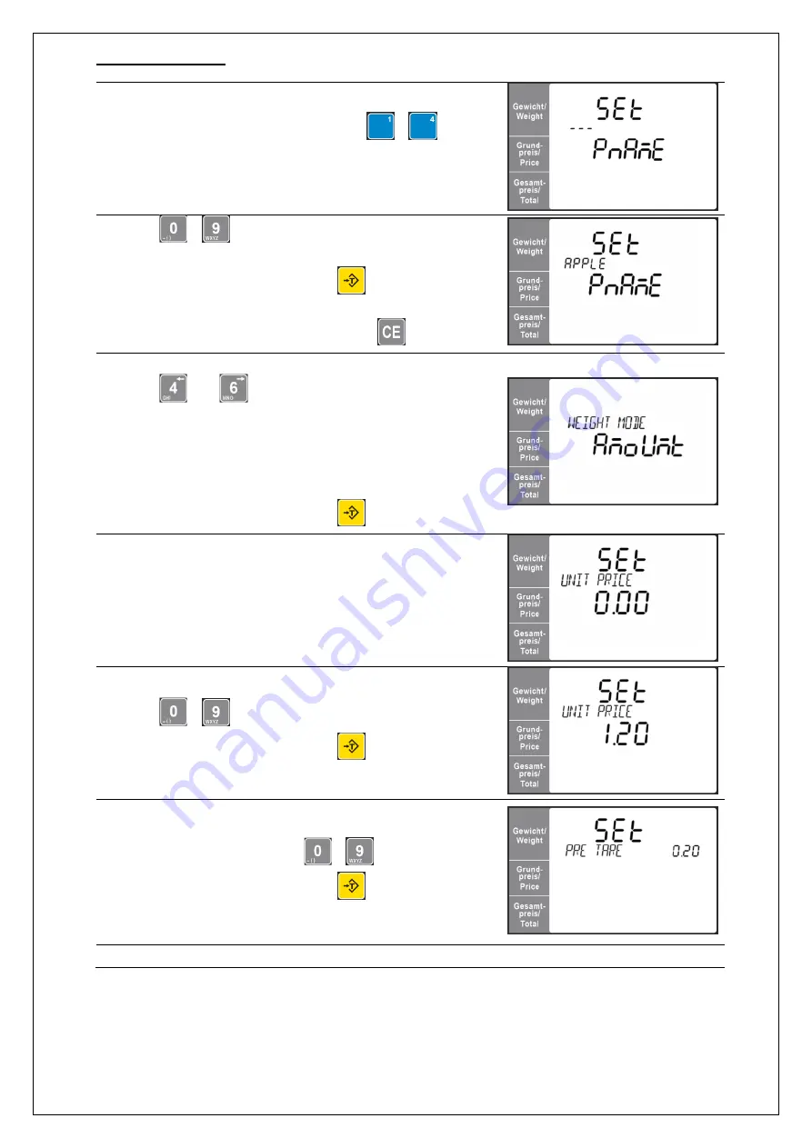 ADE LWX200 Series Operating Manual Download Page 12