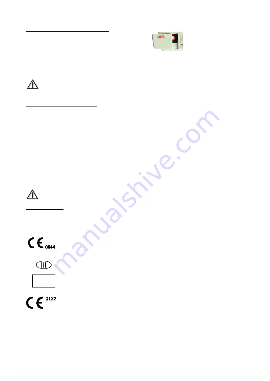 ADE M301020 Series Скачать руководство пользователя страница 4