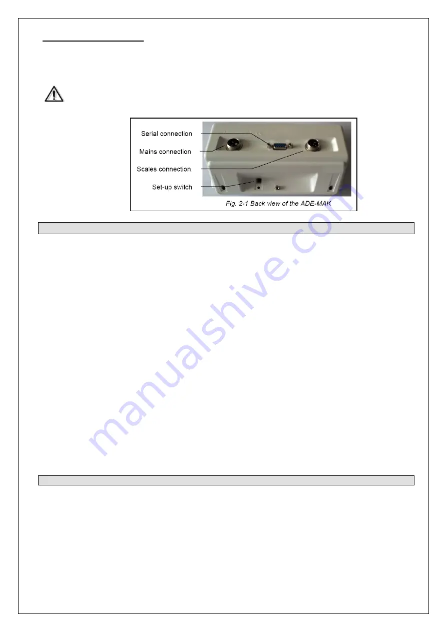 ADE M600020 Operating Manual Download Page 6