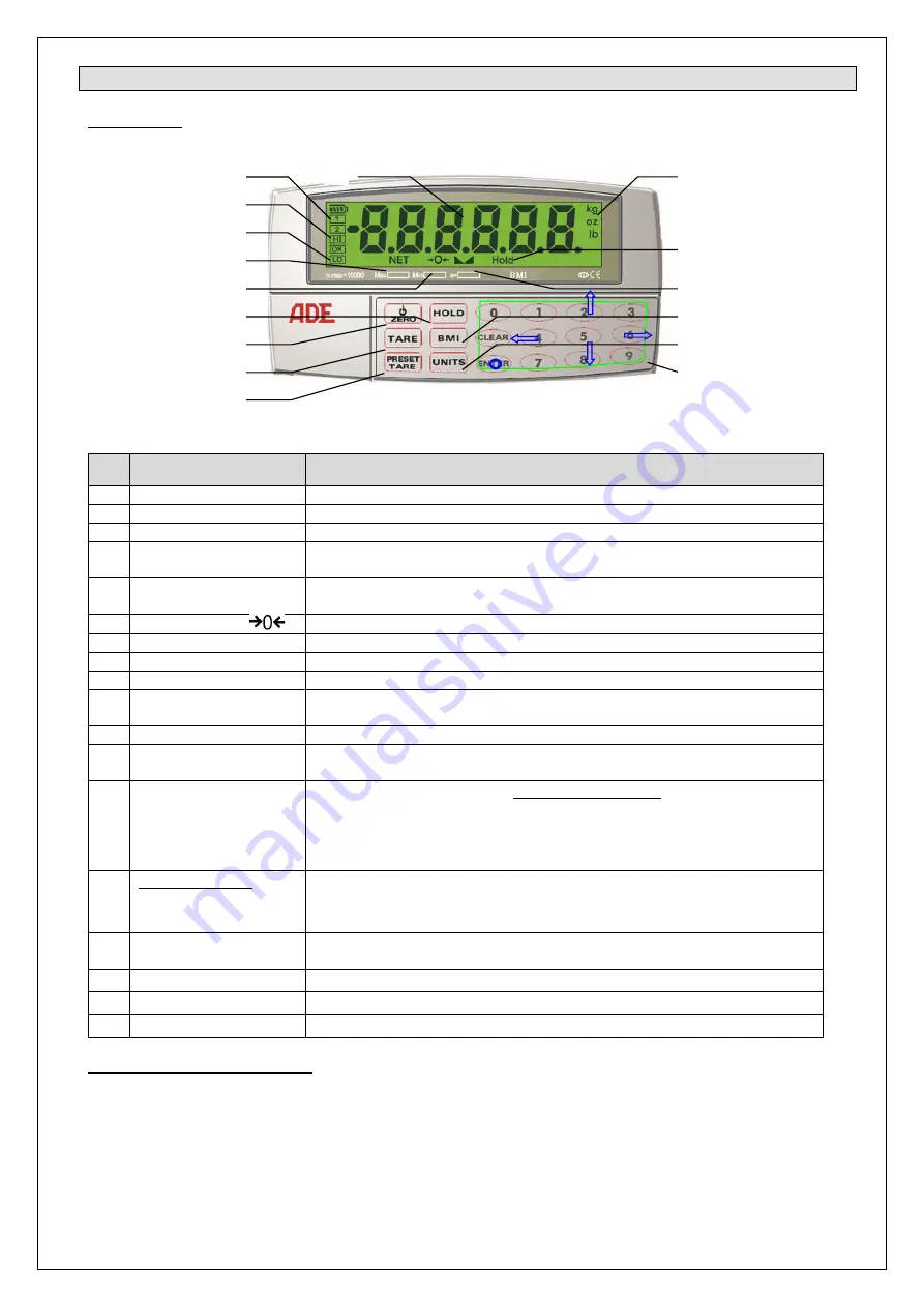 ADE M600620 Operating Manual Download Page 6