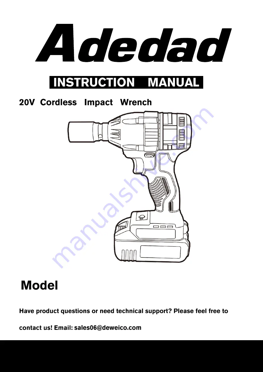 Adedad PL10W Instruction Manual Download Page 1