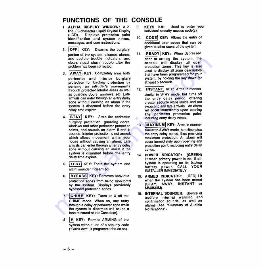 ADEMCO 4140XMPT-UL User Manual Download Page 6