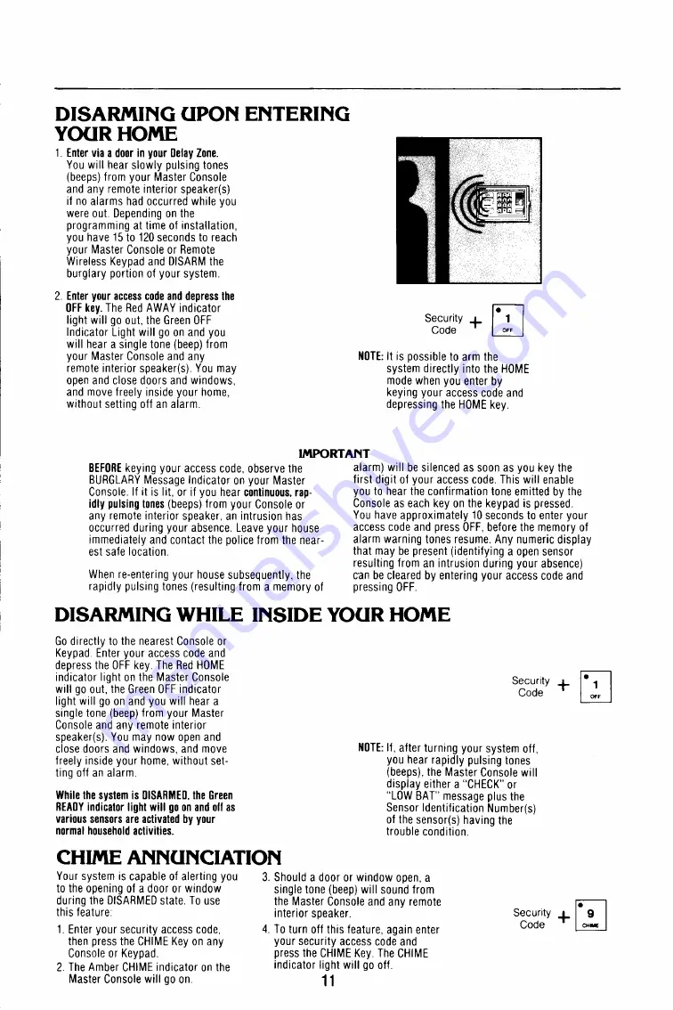 ADEMCO Alert II User Manual Download Page 13