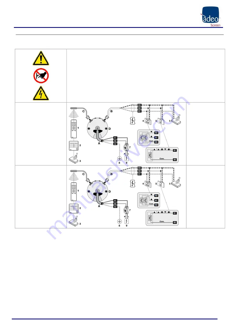 ADEO SCREEN MULTIFORMAT Installation And Operation Manual Download Page 29