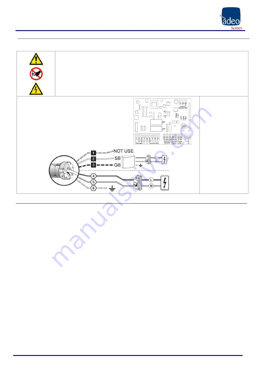 ADEO SCREEN MULTIFORMAT Installation And Operation Manual Download Page 49