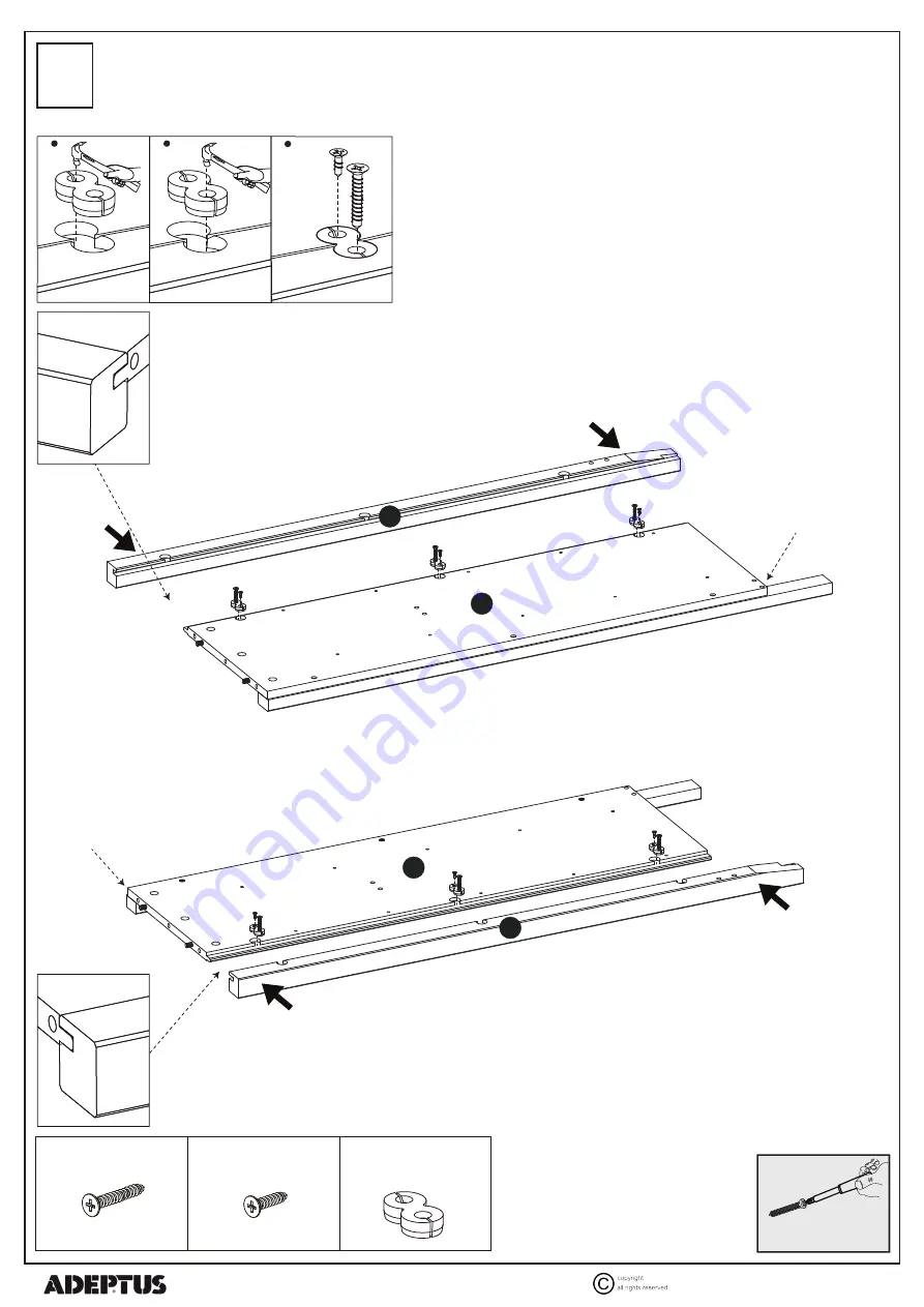 adeptus 53314 Assembly Instructions Manual Download Page 7