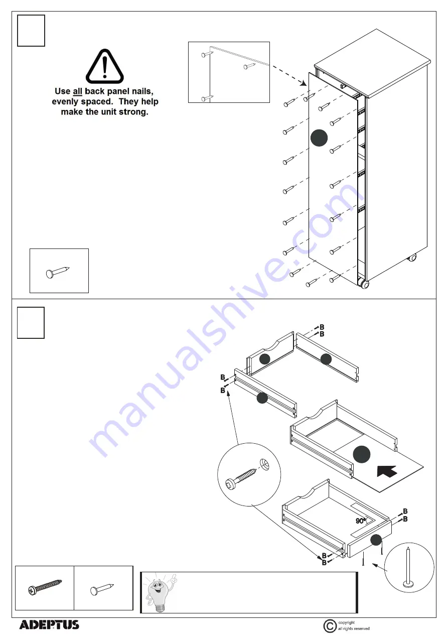 adeptus 76156 Assembly Instructions Manual Download Page 7