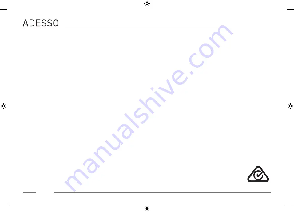 Adesso XJ-13220C0 Instruction Manual Download Page 10